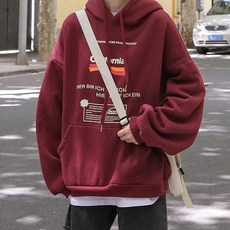 타니코튼 오버핏 후드티