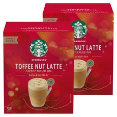 STARBUCKS 星巴克 太妃核果風味拿鐵即溶隨身包, 15條, 23g, 2盒