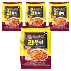 OTTOGI 不倒翁 辣炒年糕泡麵調理包, 436g, 4袋