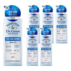 닥터그루트 스칼프 솔루션 쿨멘솔 샴푸, 700ml, 6개