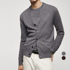 MANGO 男款LOTUSC開襟衫 57045957