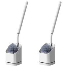 TU 良品 簡約馬桶刷組, S型刷杆, 2組, 單一顏色