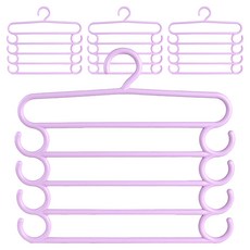 마켓감성 다기능 바지걸이, 핑크, 4개