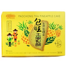 惠香 臺灣造型包種茶包旺土鳳梨酥禮盒 10顆, 350g, 1盒