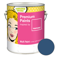 노루페인트 팬톤 멀티 에그쉘광 페인트, 다크블루(19-4035), 4L, 1개