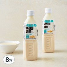 맑은물에 특등급 국산콩 콩물, 500ml, 8개