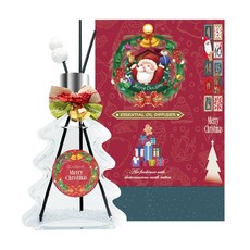 聖誕樹造型 香氛珪藻土擴香瓶, 黑莓魅惑, 200ml, 1瓶