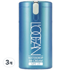 L'OCEAN Waterdrop水潤BB霜 SPF25, 單色, 3罐, 40ml