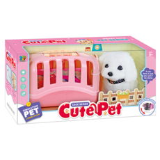 PLAYFUL TOYS 頑玩具 寵物小狗 籠子 + 針筒 + 聽診器 + 狗, 多色, 1盒