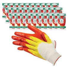 防滑塗層手套 13g O-6, 混色, 30入