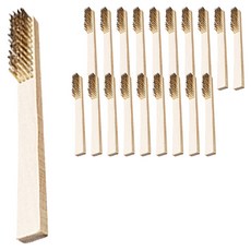 World Clean 木柄鋼絲刷 大型, 20個, 混合顏色