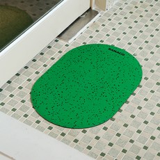 바나코 스플래쉬 풋매트 빨아쓰는 규조토 발매트, GREEN