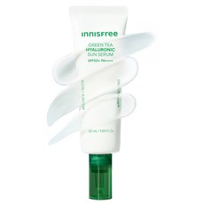 INNISFREE 綠茶玻尿酸鎮靜保濕防曬精華 SPF50+ PA++++, 50ml, 1個