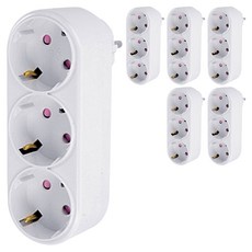 Carnix Thanos L型通用多用龍頭3孔16A, 單色, 6個