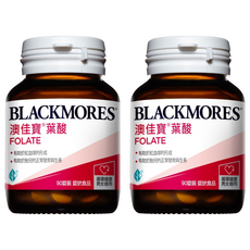 BLACKMORES 澳佳寶 葉酸 Folate 有助紅血球形成 幫助胎兒正常發育 錠狀食品 男女適用, 90顆, 2罐
