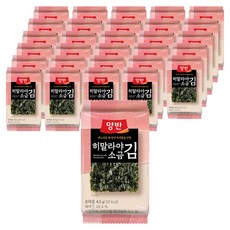 양반 히말라야 소금 김, 4.5g, 48개