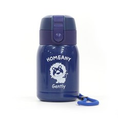 HOMEANY 彈蓋式保溫瓶, 海軍藍, 200ml, 1個