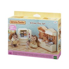 EPOCH 森林家族 豪華廚房款 廚房遊戲組 含多種料理道具和傢俱, SY-5341, 1盒