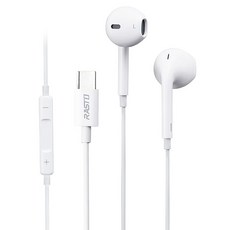 TW焊馬 線控Type-C耳機麥克風，半入耳式 人體工學設計 輕盈貼耳, CY-H5730, 白色