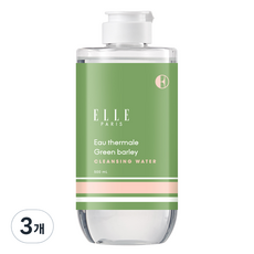 ELLE PARIS 오떼르말 그린베일리 클렌징워터, 500ml, 3개