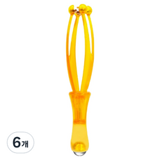 昂梅手部按摩指壓棒, 橙色, 6個