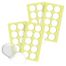 DADA 高強度雙面膠帶 圓形 35mm 20入, 透明, 2個