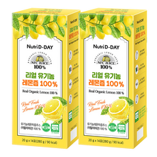 Nutri D-DAY NFC檸檬汁隨身包 14條入, 280g, 2盒
