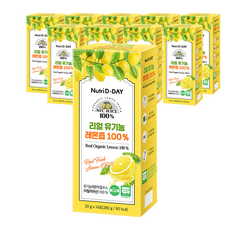 Nutri D-DAY NFC檸檬汁隨身包 14條入, 280g, 9個