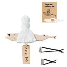 마켓유니버스 액막이명태 차량용 디퓨저 액막는중 아이보리, 클린코튼, 1개