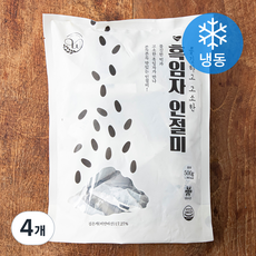 창억 쫄깃하고 고소한 흑임자 인절미 (냉동), 500g, 1개입, 4개