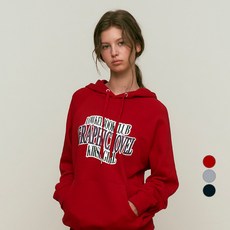 키르시 여성용 로우키 북클럽 레터링 래글런 면 후드 티셔츠