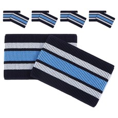 생활의지혜 안전 각반 산업용 발목 보호 밴드, 블루 + 화이트 + 블랙, 10개