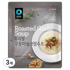 청정원 우리쌀 구운마늘크림수프, 60g, 3개