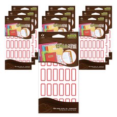 LATECH 索引標籤貼紙 20-G221 12 x 31 mm, R 紅色, 10個, 13入