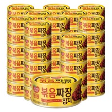 동원 볶음짜장참치100gx60개 참치 참치캔 고추 마일드 캔참치, 100g, 60개