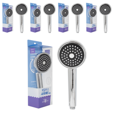 Jb JEIL BATH Aqua蓮蓬頭, 5個, 銀色 黑色