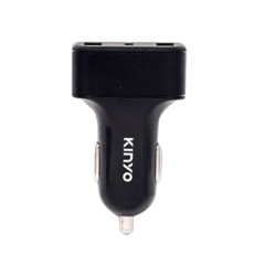 Kinyo 2USB + Type C 車用充電座 25 x 20.5 x 57mm 24.7g, CU-8077, 黑色