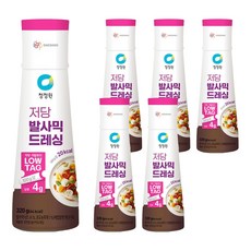 청정원 저당 발사믹 드레싱, 320g, 6개