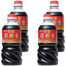 屏大 薄鹽醬油膏 560ml, 使用非基因改造黃豆及台灣自產黑豆, 未添加鉀鹽、焦糖色素, 不含防腐劑, 4瓶