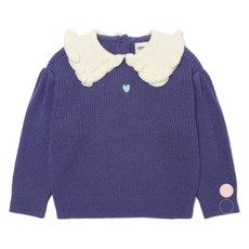 LaughingChild 女童大領針織毛衣