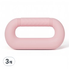 루니콩 링형 소프트 실리콘 아령 핑크, 3개, 1kg
