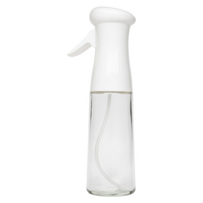 精準控油玻璃噴油瓶 環保PP+玻璃瓶身 200ml 高壓噴油 噴灑均勻 不滴漏 不漏油, 1個