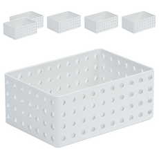 리템 S&S 수납정리함, WHITE, 6개