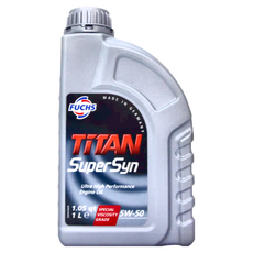 FUCHS TITAN SuperSyn 5W50 合成機油, 1罐, 1L
