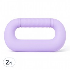 루니콩 링형 소프트 실리콘 아령 퍼플, 2개, 1.5kg
