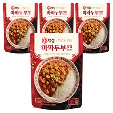 백설 마파두부 덮밥소스, 4개, 180g