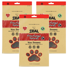 ZEAL 真致 天然風乾零食, 牛小腿, 150g, 3包