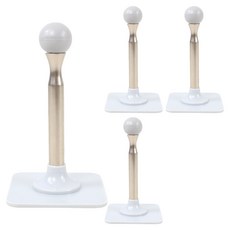 Cortex免打孔強力黏貼壓克力門縫防撞門勾, 4個