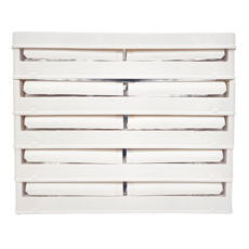 雙開門折疊磁吸收納櫃 PP+PS材質 三/四/五層收納箱, 透明色