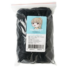 素色橡皮筋 500g, 黑色/雙帶, 1包